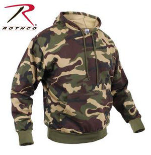 Camo Pullover Hooded Sweatshirt