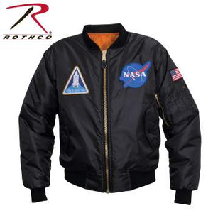 NASA MA-1 Flight Jacket - Black