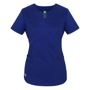  Adar - uniforms Medical Uniform Tops uniforms online Adar Pop-Stretch Junior Fit Semi-V Seamed Top - SchoolUniforms.com