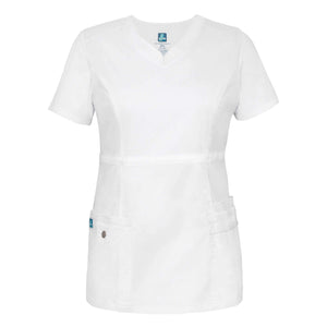  Adar - uniforms Medical Uniform Tops uniforms online Adar Pop-Stretch Junior Fit Womens Princess V-neck Top - SchoolUniforms.com