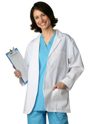  Adar - uniforms Medical Uniform Lab Coats uniforms online Adar Universal 31" Unisex Classic Consultation Coat - SchoolUniforms.com