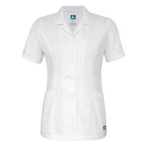  Adar - uniforms Medical Uniform Tops uniforms online ADAR Universal Lapel Collar Buttoned Top - SchoolUniforms.com
