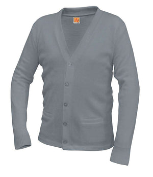 A+ - uniforms Sweaters uniforms online Classic V-Neck Cardigan Uniform Sweater BEST SELLER! - SchoolUniforms.com