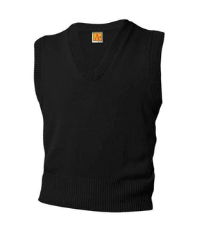 A+ - uniforms Sweaters uniforms online Classic v-neck pullover sweater vest - SchoolUniforms.com