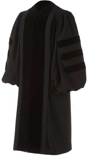  Graduation Gown - uniforms graduation uniforms online Deluxe Doctoral Package Velvet Options - SchoolUniforms.com