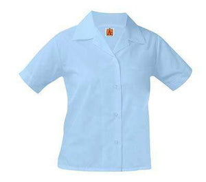 A+ - uniforms Uniform Shirts uniforms online Girls PointCollar School Uniform Blouse - SchoolUniforms.com