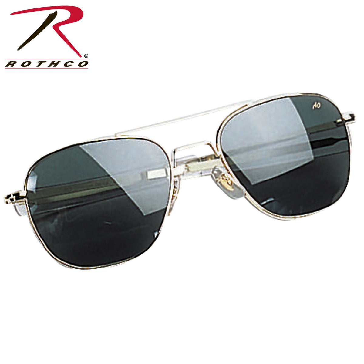 Air Force Polarized Silver Mirror Lens Police Style Cop Pilot Sunglasses -  Walmart.com