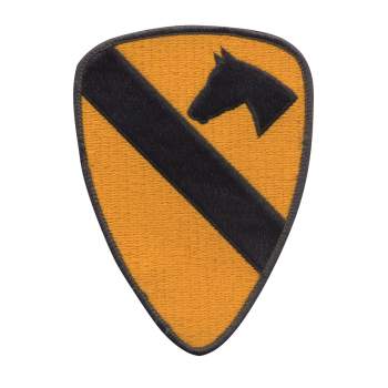 First Cavalry Patch - Frank Bee Enterprises SchoolUniforms.com