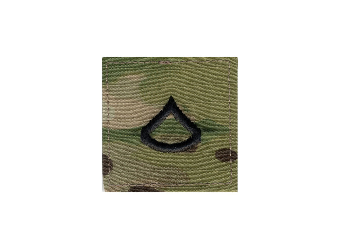 Official U.S. Made Embroidered Rank Insignia - Private 1st Class