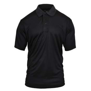 Moisture Wicking Security Polo Shirt With Back Print Only