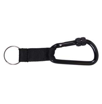 80mm Locking Carabiner With Web Strap Ring