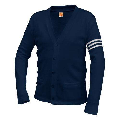  A+ - uniforms  uniforms online 3461 Five Button Varsity Cardigan Sweater - SchoolUniforms.com