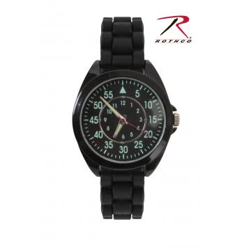 Military Style Watch Silicone Strap