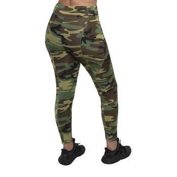 Dog Paws Camo Leggings, Black Grey Camouflage Printed Yoga Pants Cute Print  Graphic Workout Running Gym Designer Activewear at Amazon Women's Clothing  store