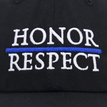 Thin Blue Line Honor and Respect Mesh Back Tactical Cap