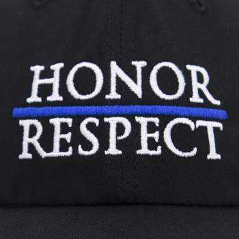 Thin Blue Line Honor and Respect Mesh Back Tactical Cap