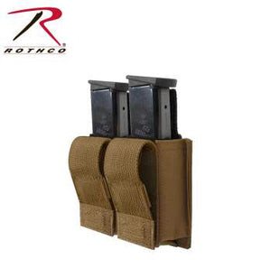MOLLE Double Pistol Mag Pouch With Insert