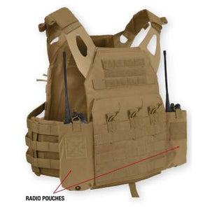 LACV (Lightweight Armor Carrier Vest) Side Radio Pouch Set