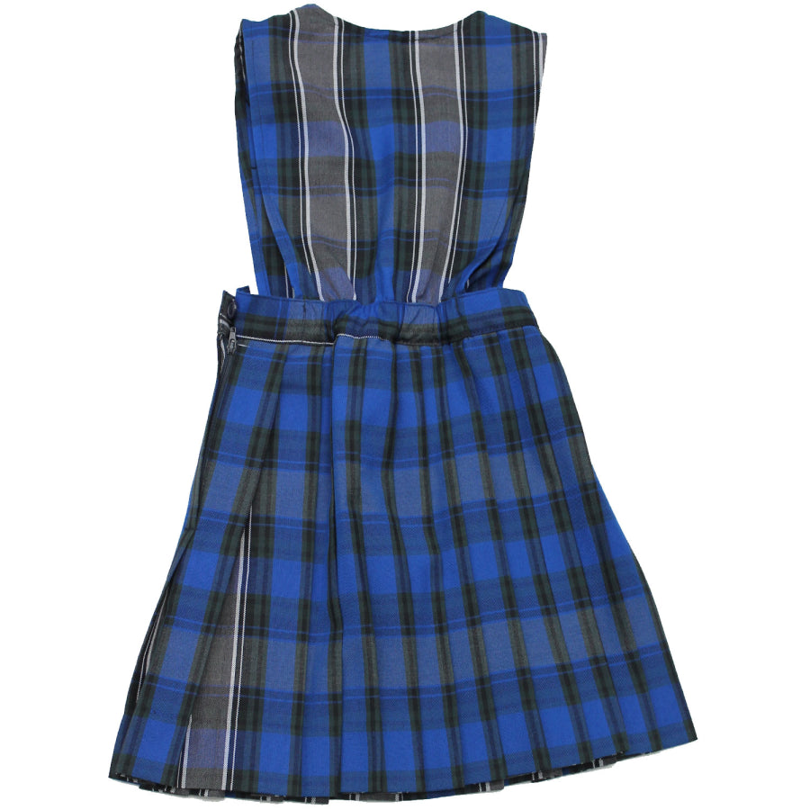 Plaid School Uniform Jumper V-Front Knife Pleats Style 62