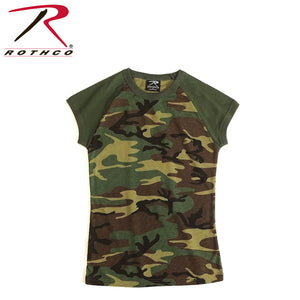 Short Sleeve Camo Raglan T-Shirt