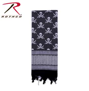 Skulls Shemagh Tactical Desert Keffiyeh Scarf