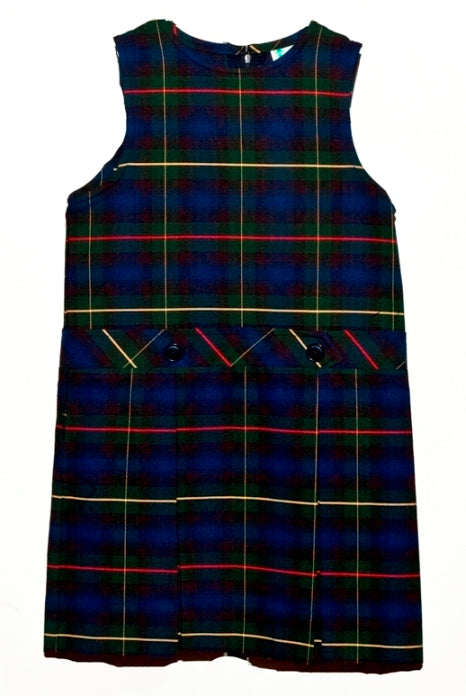 Becky Thatcher School Uniform Jumper ( Model 72) Blue White Plaid (Col