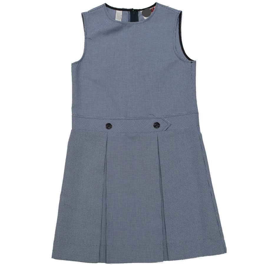 Bold Copy of Girls High-Neck Pleated Plaid Jumper