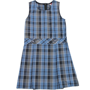 Bold Copy of Girls High-Neck Pleated Plaid Jumper