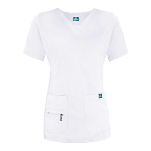  Adar - uniforms Medical Uniform Tops uniforms online Adar Indulgenc Jr. Fit Enhanced V-neck Top - SchoolUniforms.com
