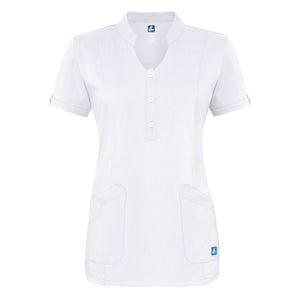  Adar - uniforms Medical Uniform Tops uniforms online Adar Indulgenc Jr. Fit Womens Keyhole Top - SchoolUniforms.com