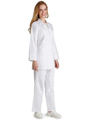  Adar - uniforms Medical Uniform Lab Coats uniforms online Adar Pop-Stretch Junior Fit 32" Womens Perfection Labcoat - SchoolUniforms.com