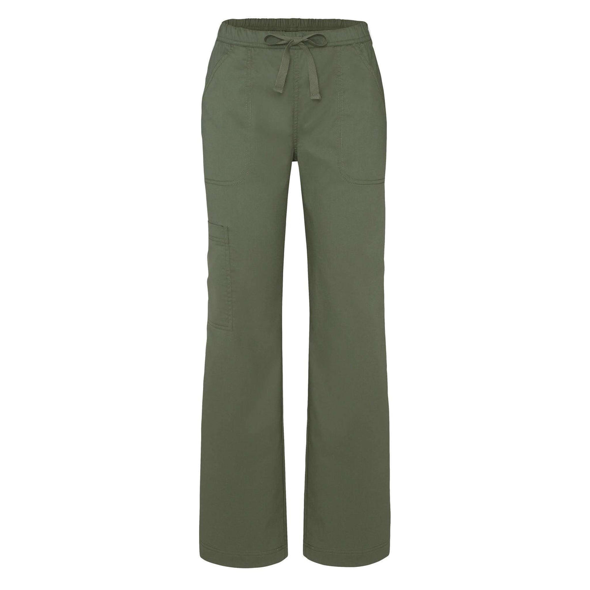  Adar - uniforms Medical Uniform Pants uniforms online Adar Pop-Stretch Junior Fit Mid Rise Straight Leg Drawstring Cargo Pants - SchoolUniforms.com