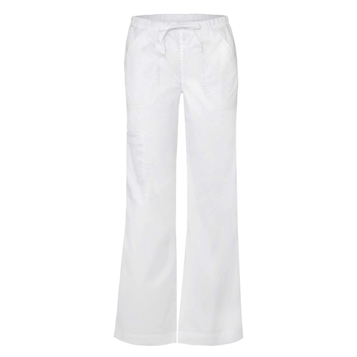  Adar - uniforms Medical Uniform Pants uniforms online Adar Pop-Stretch Junior Fit Mid Rise Straight Leg Drawstring Cargo Pants - SchoolUniforms.com
