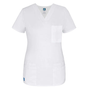  Adar - uniforms Medical Uniform Tops uniforms online Adar Pop-Stretch Junior Fit TaskWear V-Neck Scrub Top - SchoolUniforms.com