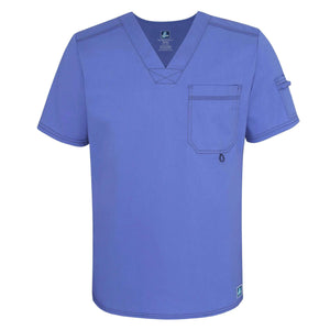  Adar - uniforms Medical Uniform Tops uniforms online ADAR Pop-Stretch Mens Contemporary Vneck Top - SchoolUniforms.com