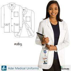  Adar - uniforms Medical Uniform Lab Coats uniforms online ADAR Universal 31" Unisex iPad Consultation Jacket - SchoolUniforms.com