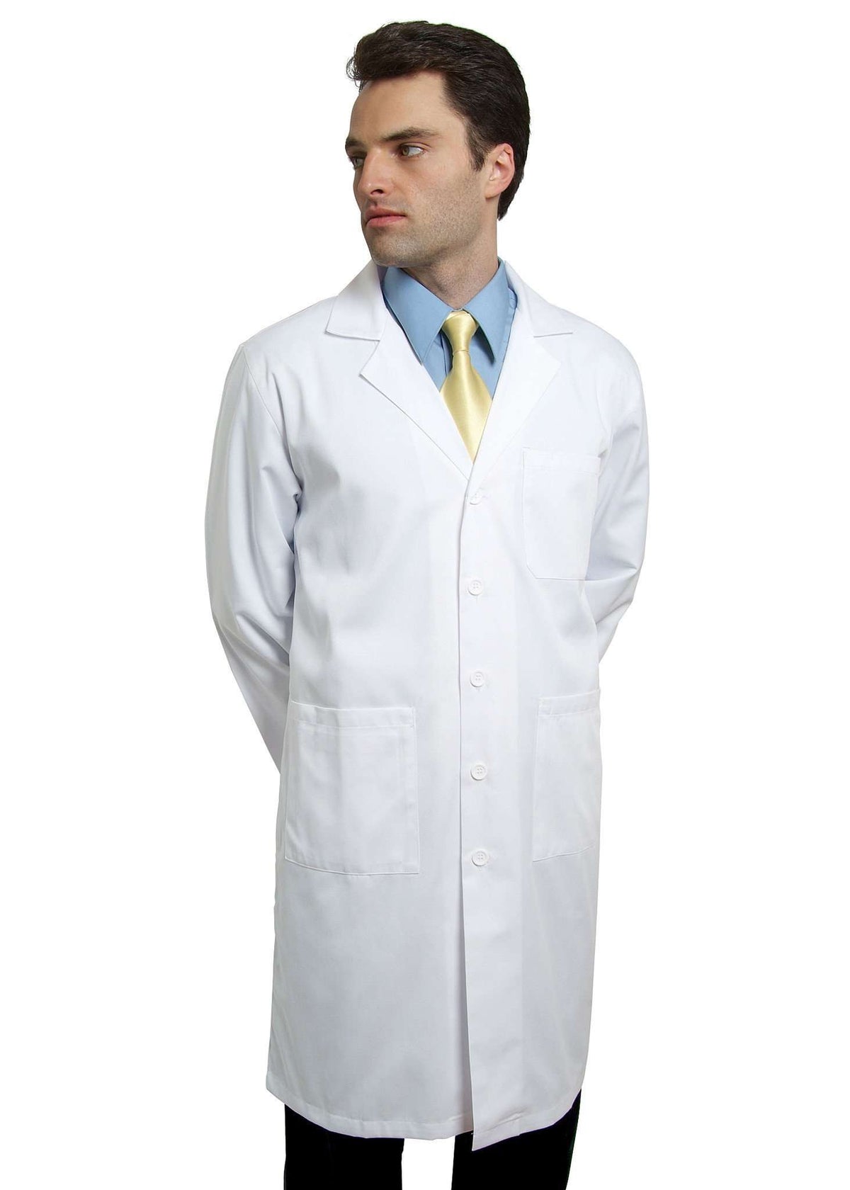 Adar - uniforms Medical Uniform Lab Coats uniforms online Adar Universal 39" Unisex SuperTwill Midriff Lab Coat - SchoolUniforms.com