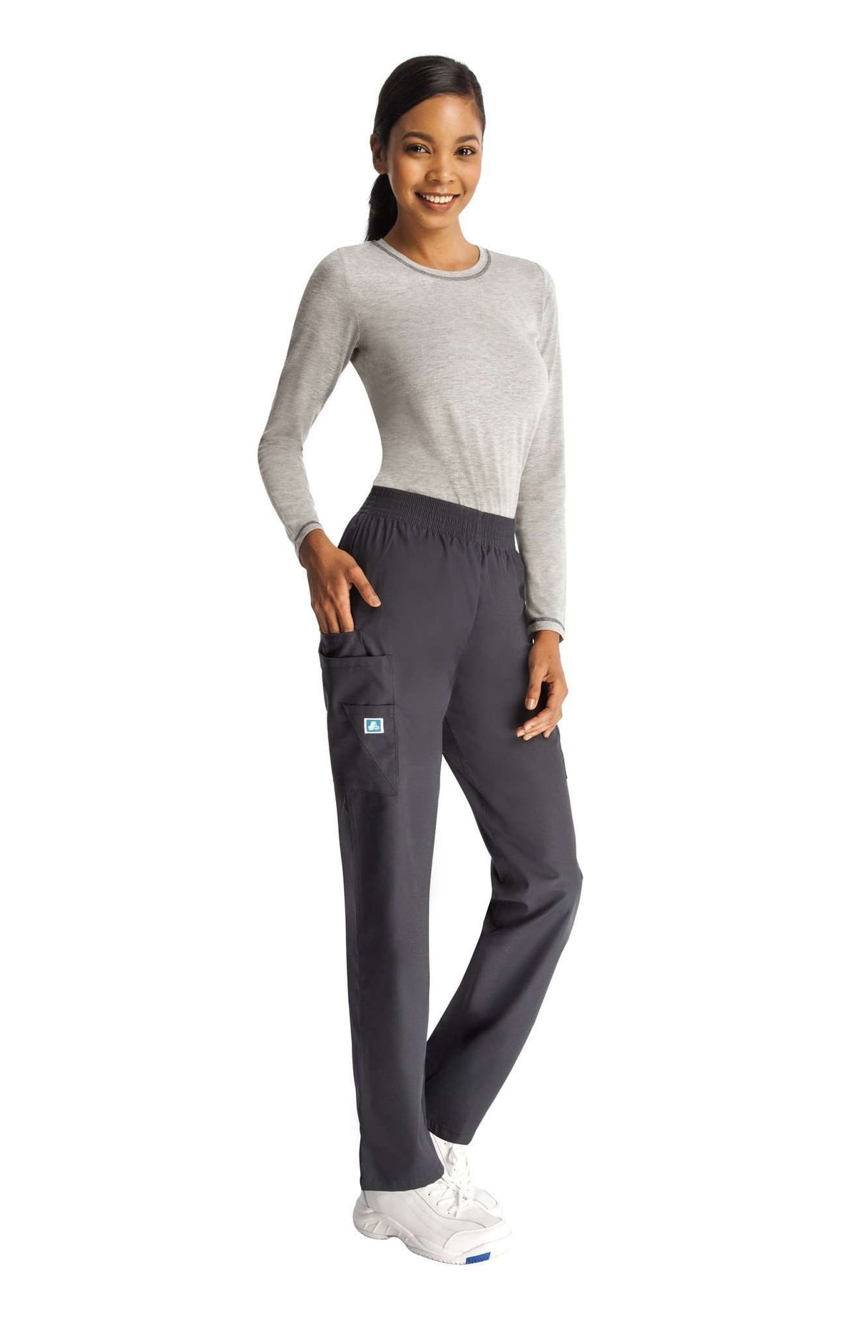  Adar - uniforms Medical Uniform Pants uniforms online Adar Universal Natural-Rise Comfort 4 Pkt Cargo Utility Tapered Leg Pants Tall - SchoolUniforms.com