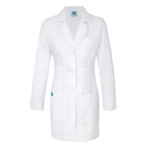  Adar - uniforms Medical Uniform Lab Coats uniforms online ADAR Universal Womens 33" Adjustable Belt Lab Coat - SchoolUniforms.com