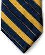  Schooluniforms.com - uniforms  uniforms online Bar Stripe Clip-On Uniform Ties- 6-Pack 708 Navy/Yellow - SchoolUniforms.com