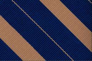 Schooluniforms.com - uniforms  uniforms online Bar Stripe Clip-On Uniform Ties- 6-Pack 733 Navy/Tan - SchoolUniforms.com