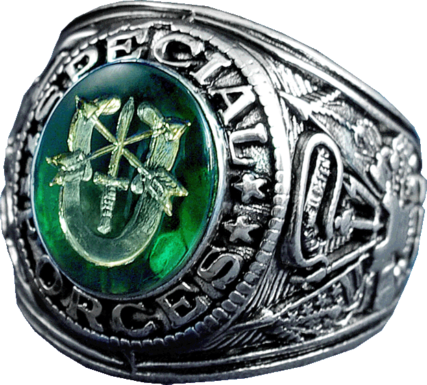  frankbeeinc - uniforms  uniforms online Special Forces Mens Ring Sterling Silver - SchoolUniforms.com