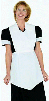  Schooluniforms.com - uniforms  uniforms online Full Apron With Pointed Neck & Bottom - SchoolUniforms.com