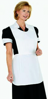  Schooluniforms.com - uniforms  uniforms online Full Apron With Rounded Neck & Bottom - SchoolUniforms.com