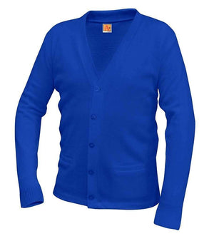  A+ - uniforms Sweaters uniforms online Classic V-Neck Cardigan Uniform Sweater BEST SELLER! - SchoolUniforms.com
