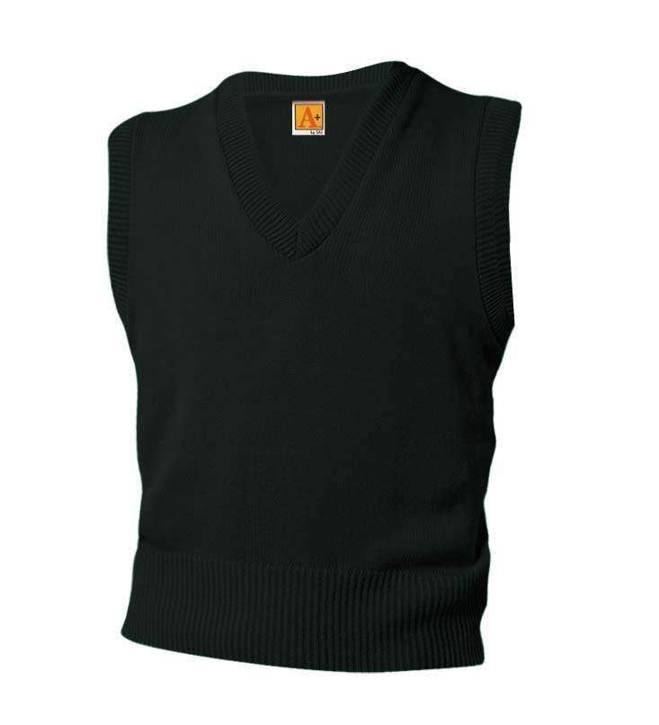 Classic V-Neck Pullover Sweater Vest - SchoolUniforms.com