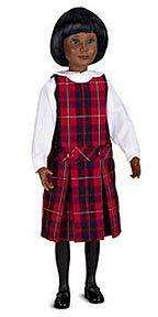 Schooluniforms.com - uniforms  uniforms online Ebony Catholic School Girl Doll - SchoolUniforms.com