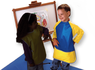  Schooluniforms.com - uniforms  uniforms online KinderSmock Long Sleeve Ages 2-3 - SchoolUniforms.com