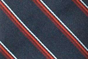  Schooluniforms.com - uniforms  uniforms online Multi Stripe Clip-On Uniform Ties 6 Per Pack 611 Navy/Red - SchoolUniforms.com