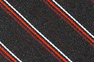  Schooluniforms.com - uniforms  uniforms online Multi Stripe Clip-On Uniform Ties 6 Per Pack 617 Black/Red - SchoolUniforms.com